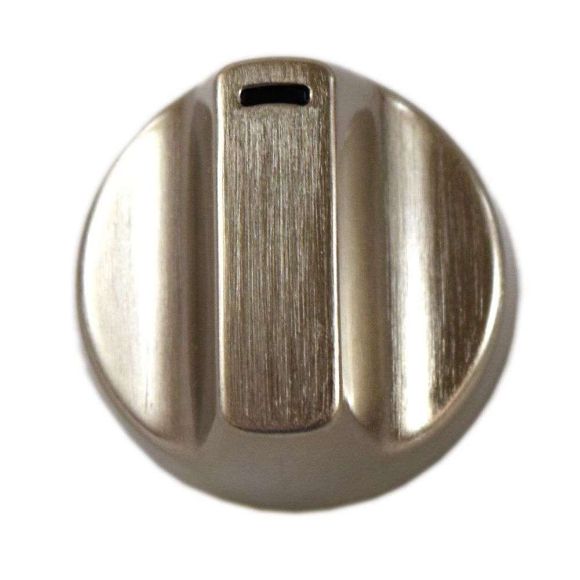Picture of OEM GE Cooktop Burner Knob (Stainless) WB03X29392