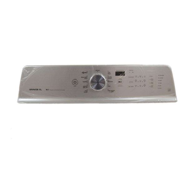 Picture of OEM Whirlpool Washer User Interface Assembly (Gray) W11115285