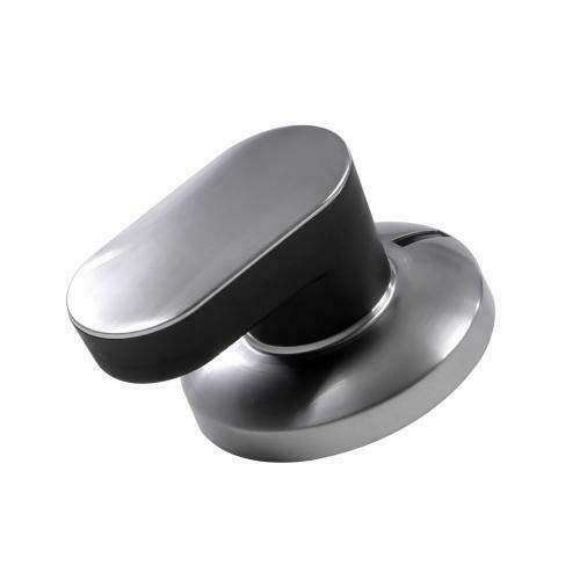 Picture of OEM Whirlpool Range Surface Burner Knob (Stainless) WPW10175692