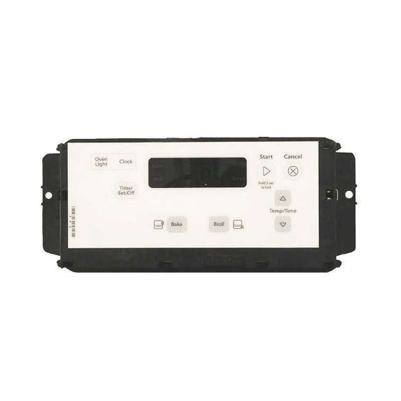 Picture of OEM Whirlpool Range Oven Control Board and Overlay (White) W10841331