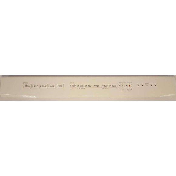 Picture of OEM Whirlpool Dishwasher Control Panel WPW10457013