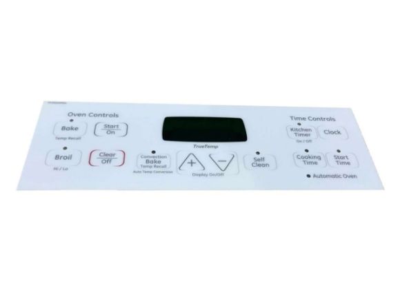 Picture of OEM GE Faceplate Graphics (Wh) WB27T11180