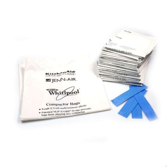 Picture of OEM Whirlpool 18 Trash Compactor Bags (60 Bag Pack) 4318935