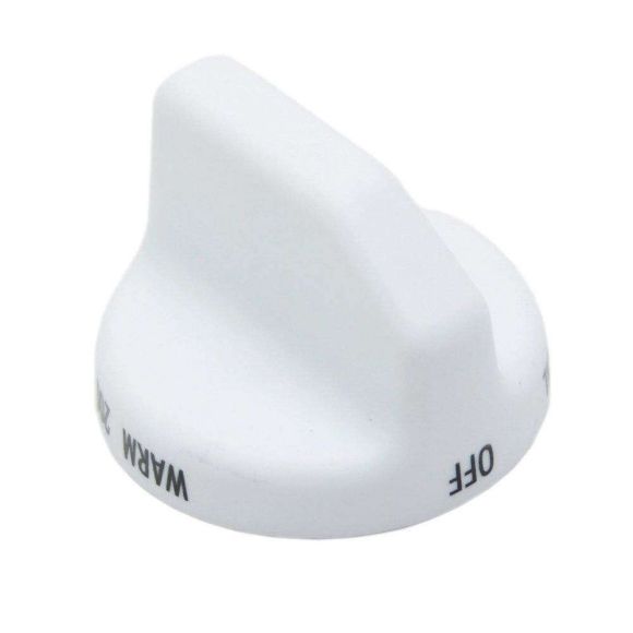 Picture of OEM Whirlpool Range Oven Control Knob (White) WP74002444