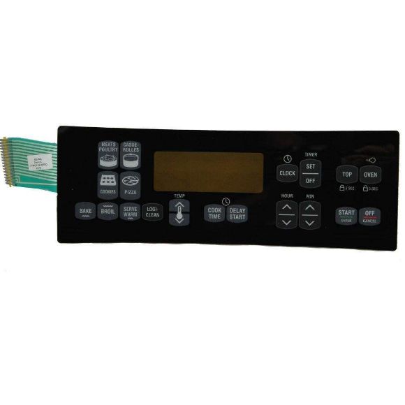Picture of OEM Whirlpool Range Membrane Switch (Black) WP8274084