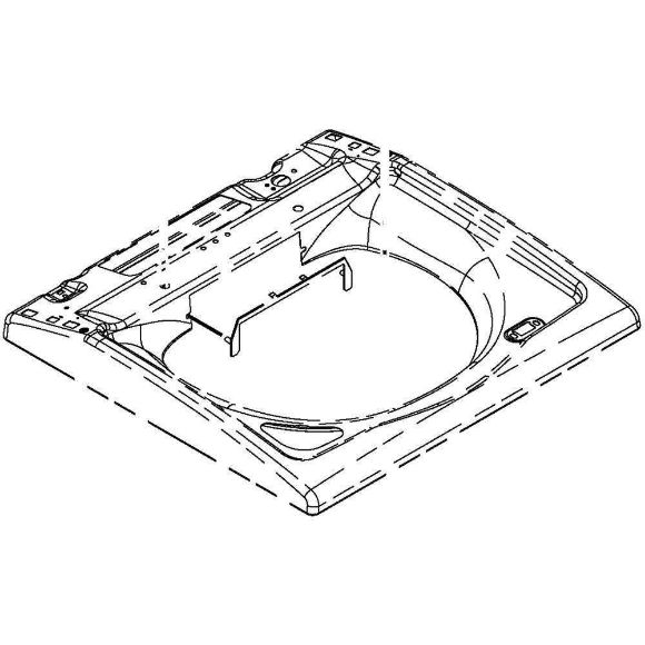 Picture of OEM Whirlpool Display Bezel W11042238