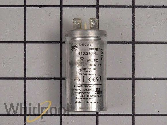 Picture of OEM Whirlpool Range Hood Capacitor W10416842