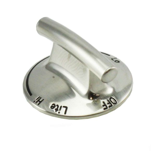 Picture of OEM Whirlpool Oven Stove Chrome Burner Knob 74009147