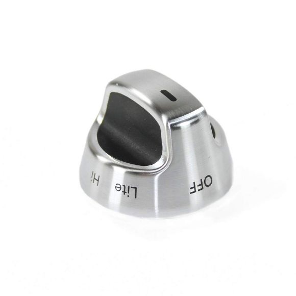 Picture of OEM Whirlpool Burner Knob Ss WPW10160375