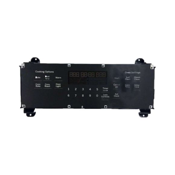 Picture of OEM GE Range Oven Control Board and Overlay WB27X32140