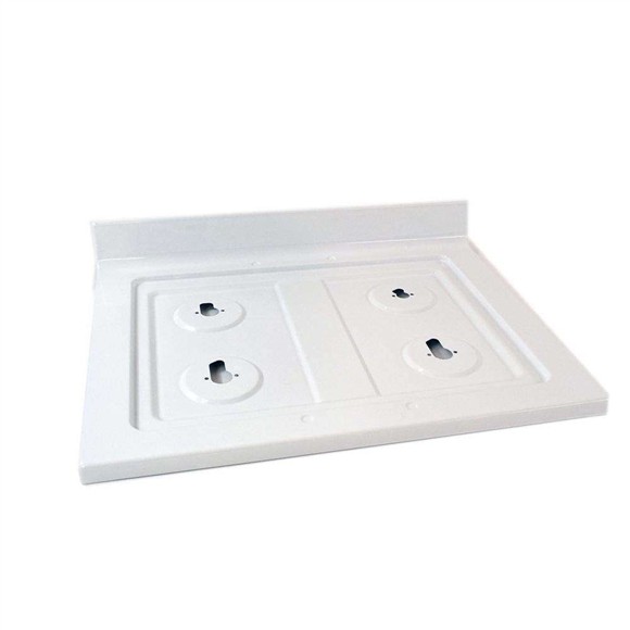 Picture of OEM Whirlpool Range Main Top (White) WPW10535709