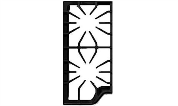 Picture of OEM Frigidaire Cooktop Burner Grate, Left (Black) 5304499392
