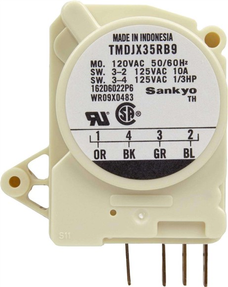 Picture of OEM GE Refrigerator 10 Hour Defrost Timer Wr9x483