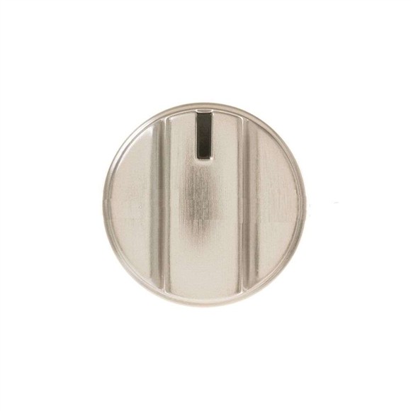 Picture of OEM GE Cooktop Burner Knob (Stainless) WB03X29354