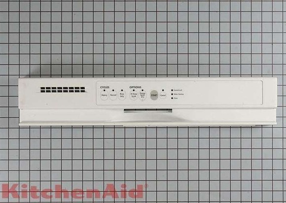 Picture of OEM Whirlpool Dishwasher Control Panel WP8531817