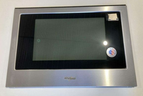 Picture of OEM Whirlpool Range Oven Door Outer Panel (Stainless) W11249559