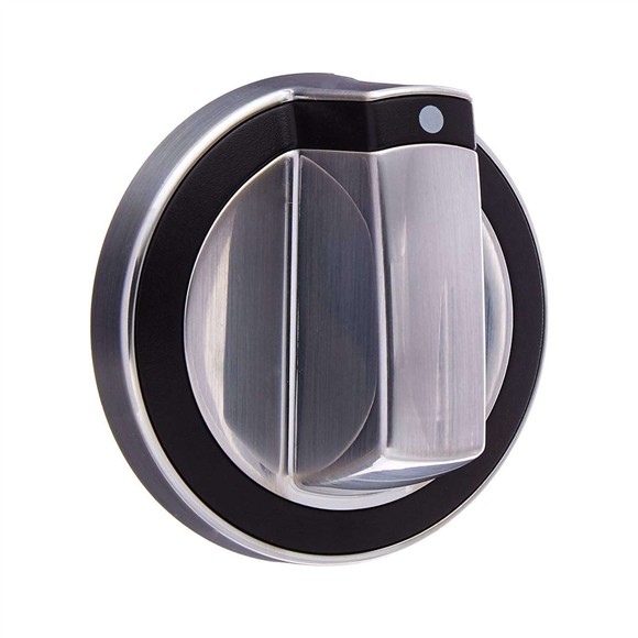 Picture of OEM Whirlpool Burner Stainless Steel Knob WPW10316664