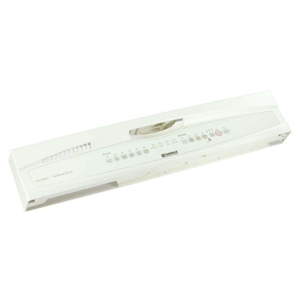 Picture of OEM Whirlpool Dishwasher Control Panel (Bisque) WPW10243211