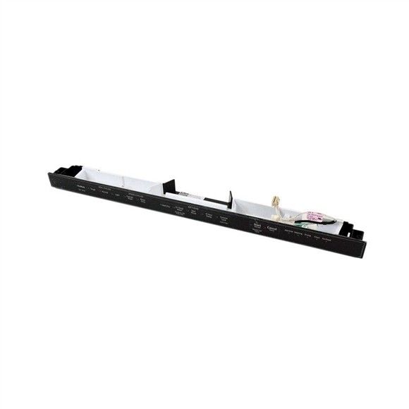 Picture of OEM Whirlpool Dishwasher Control Panel and Overlay WPW10579108