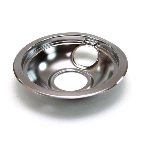 Picture of OEM Whirlpool 6 Chrome Drip Pan WPW10196406