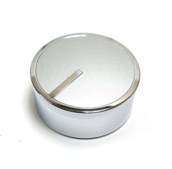Picture of OEM Whirlpool Range Surface Burner Knob (Stainless) WPW10506367