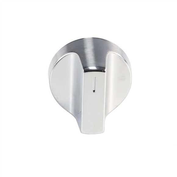Picture of OEM Whirlpool Cooktop Burner Knob (Stainless Design) W11366438