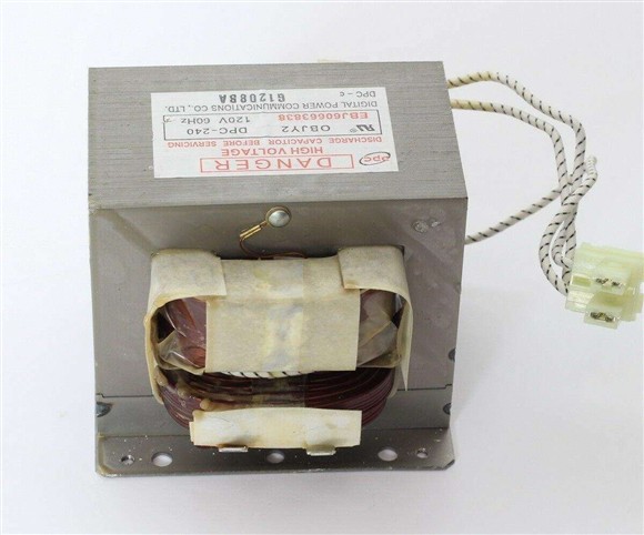 Picture of OEM LG Microwave Transformer (High Voltage) EBJ60663838