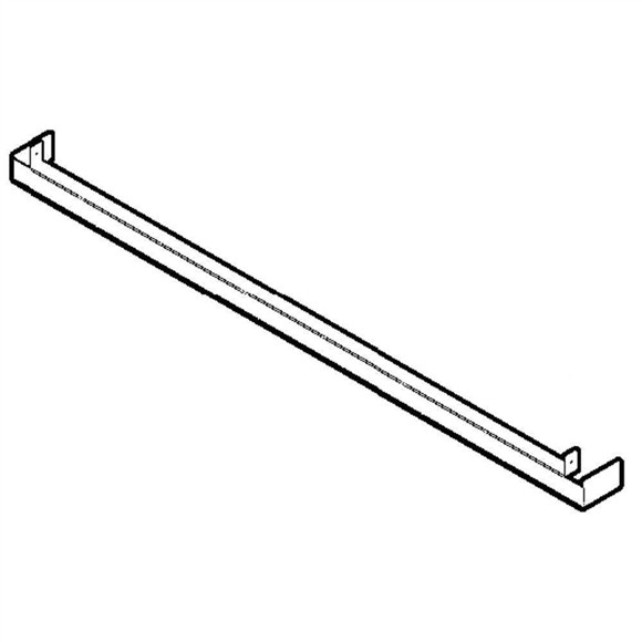 Picture of OEM GE Range Lower Trim (White) WB07T10693