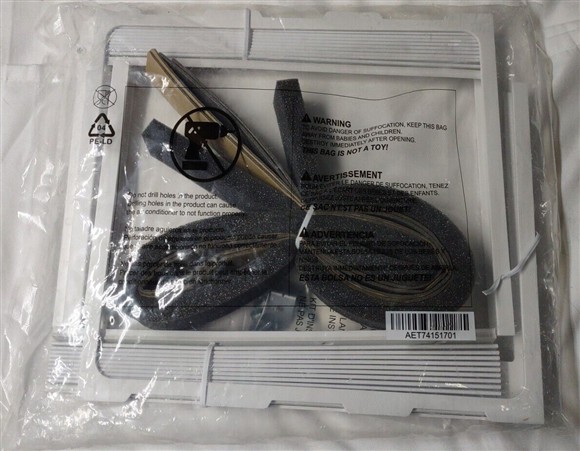 Picture of OEM LG Window Air Conditioner Accordion Filler Kit AET74151701