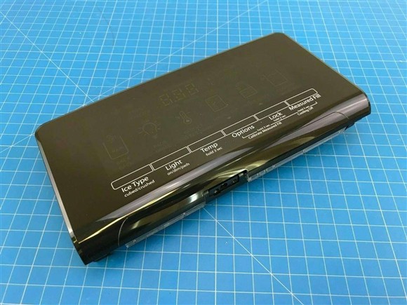 Picture of OEM Whirlpool Refrigerator Dispenser Control Panel (Black) W10458867