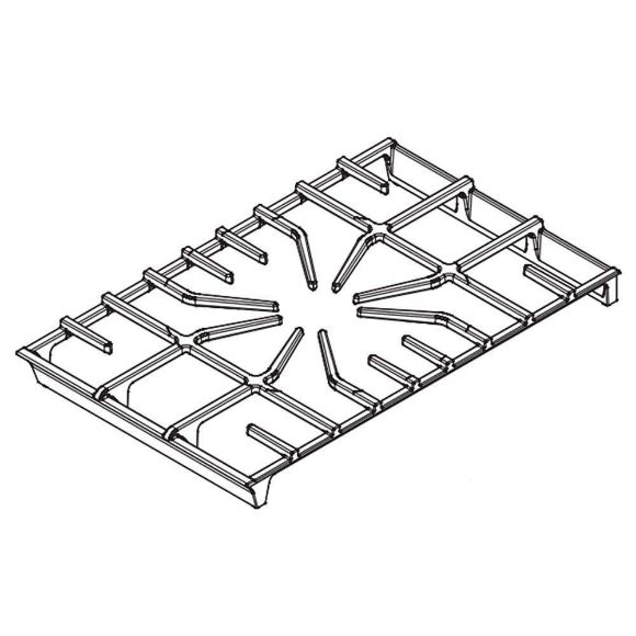 Picture of OEM Frigidaire Cooktop Burner Grate (Center) 5304504844