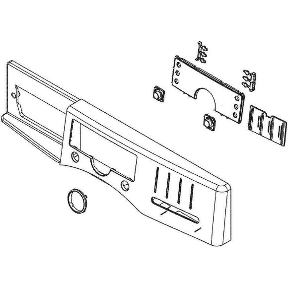 Picture of OEM LG Dryer Control Panel Assembly AGL74356206