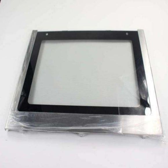 Picture of OEM Whirlpool Range Oven Door Outer Panel (Stainless) W11176456