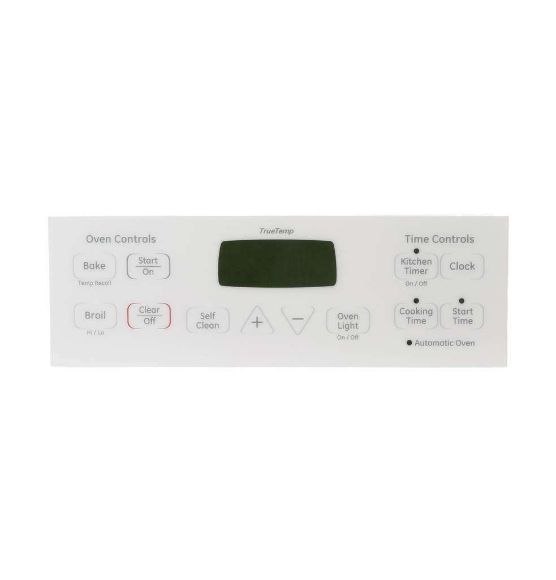 Picture of OEM GE Range Oven Control Overlay WB27K10265