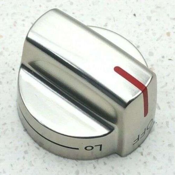 Picture of OEM Frigidaire Range Surface Element Knob (Stainless) 5304514118