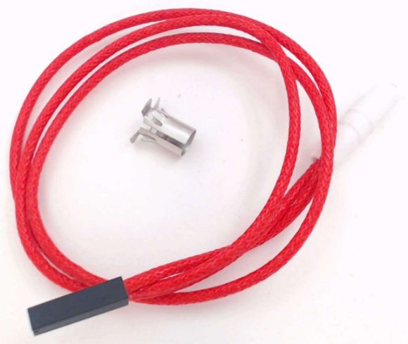 Picture of OEM Whirlpool Range Surface Burner Igniter Electrode (Right Rear) W10669523