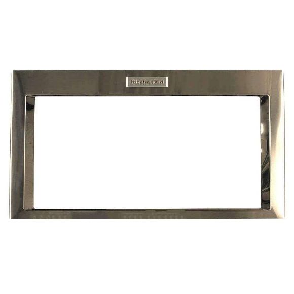 Picture of OEM Whirlpool Microwave Door Outer Frame (Stainless) W10688550