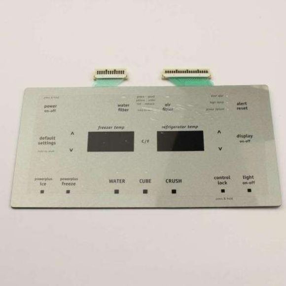 Picture of OEM FrigidaireRefrigerator Dispenser Control Overlay 242166911