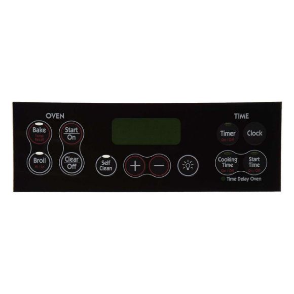 Picture of OEM GE Range Oven Overlay (Blk) WB27K10118
