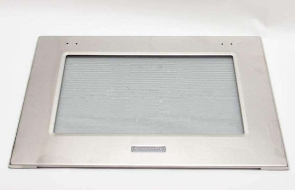 Picture of OEM Whirlpool Wall Oven Door Assembly (Stainless) WP8303991