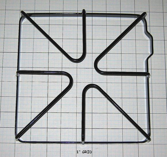 Picture of OEM Frigidaire Range Stove Oven Burner Grate 316277801