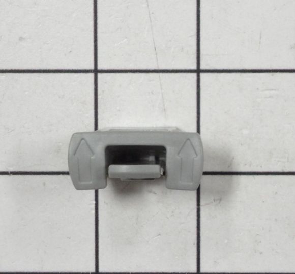 Picture of OEM Whirlpool Stop, Rail (Dark Gray) 99003282