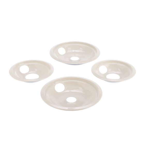 Picture of OEM Whirlpool Range Drip Pan Set (Bisque) W10288050