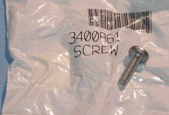 Picture of OEM Whirlpool Screw WP3400861