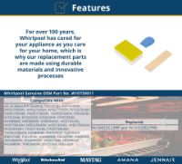 Picture of OEM Whirlpool W10423113RP Aqua Lift Oven Cleaning Kit