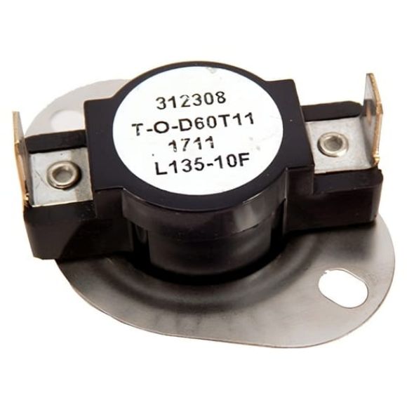 Picture of OEM Speed Queen Thermostat 135 Degree TU7244H