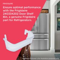 Picture of OEM Frigidaire Refrigerator Freezer Door Shelf Bin 240334202