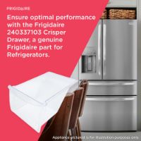 Picture of OEM Frigidaire Crisper Pan Clear 240337107