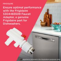 Picture of OEM Frigidaire Dishwasher Faucet Adaptor 5304461795