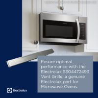 Picture of OEM Frigidaire Grille Vent SsMicrowave 5304472493